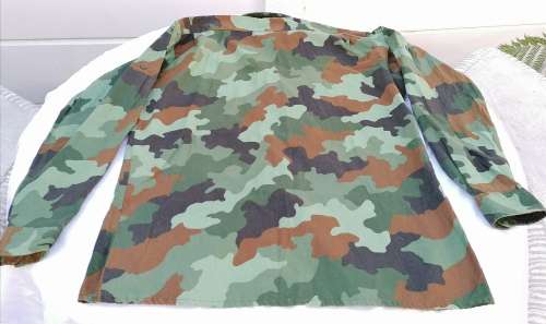 Yogoslavian / Serb Oak Leaf Pattern Camo Shirt