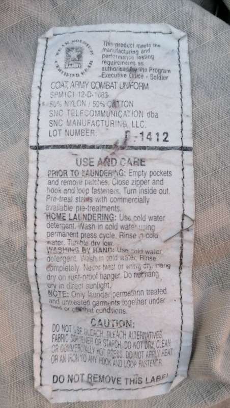 US Army Universal Camouflage Pattern Jacket