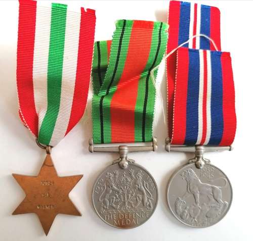 WW2 SA Group of 3 Medals