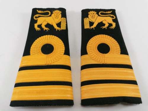 SA Navy Commander Rank Slip-on Epaulettes