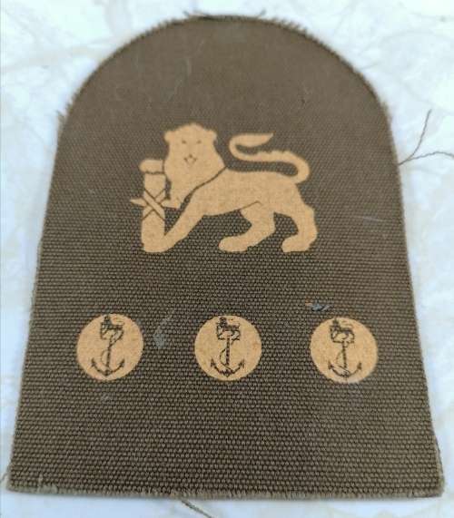 SA Navy Marines Chief Petty Officer Rank Badge
