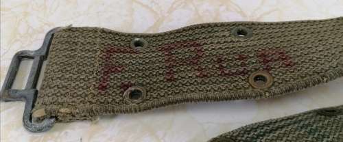Portuguese Army Webb Belt - Colonial War