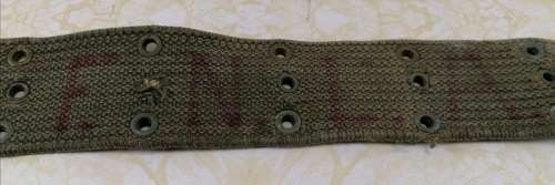 Portuguese Army Webb Belt - Colonial War