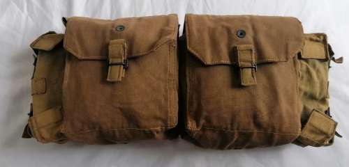 SADF Era Pattern 60`s Webbing Kidney Pouches