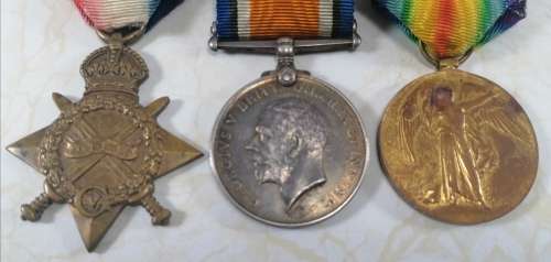 WW1 Era Medal Trio - Royal Navy