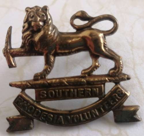 Southern Rhodesia Volunteers Cap Badge 1898-1920