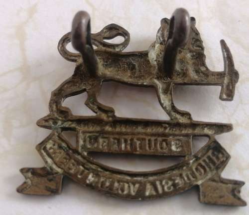 Southern Rhodesia Volunteers Cap Badge 1898-1920