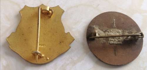 Rhodesian Athletic and Bowls Lapel Badges