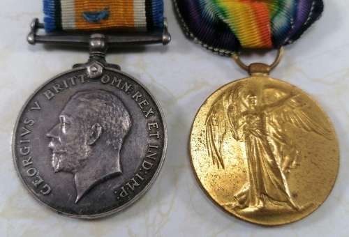 British WW1 Medal Group x2 `M` prefix