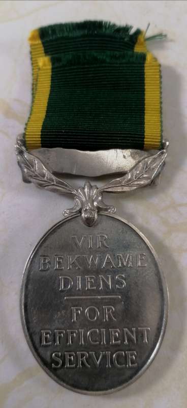 Efficiency Medal (South Africa) - SAAF