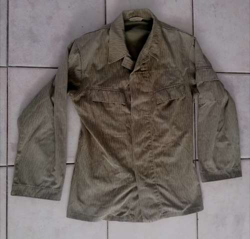 East German Strichtarn Rain Pattern Jacket