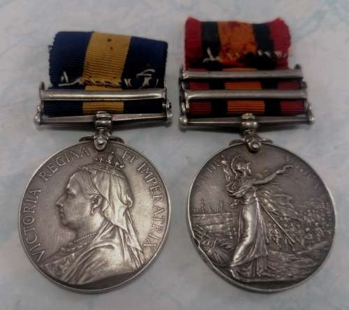 Cape of Good Hope General Service Medal and Queen`s South Africa Medal Group - Cape Police