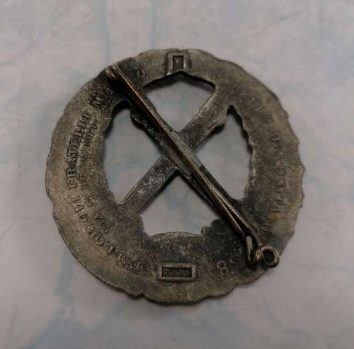 WW2 Italian Russian Front Badge - Fronte Rvsso