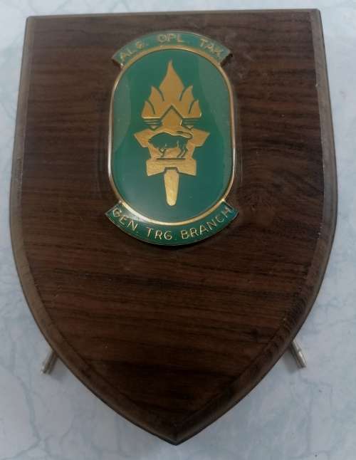 Plaque - General Training Branch