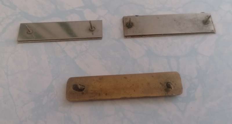 SADF Era - Swart name tags x3