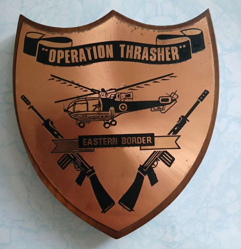 Rhodesian Bush War Era Plaque