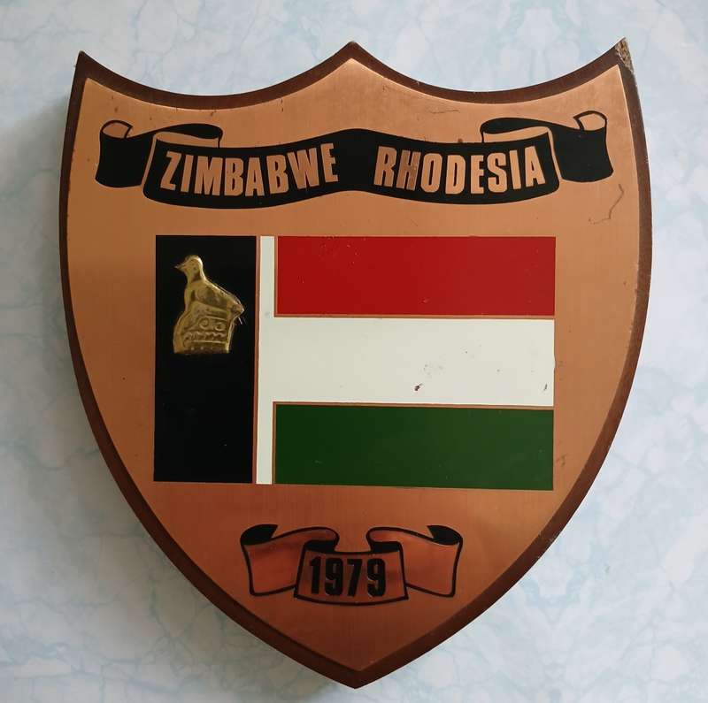 Rhodesian Bush War Era Plaque
