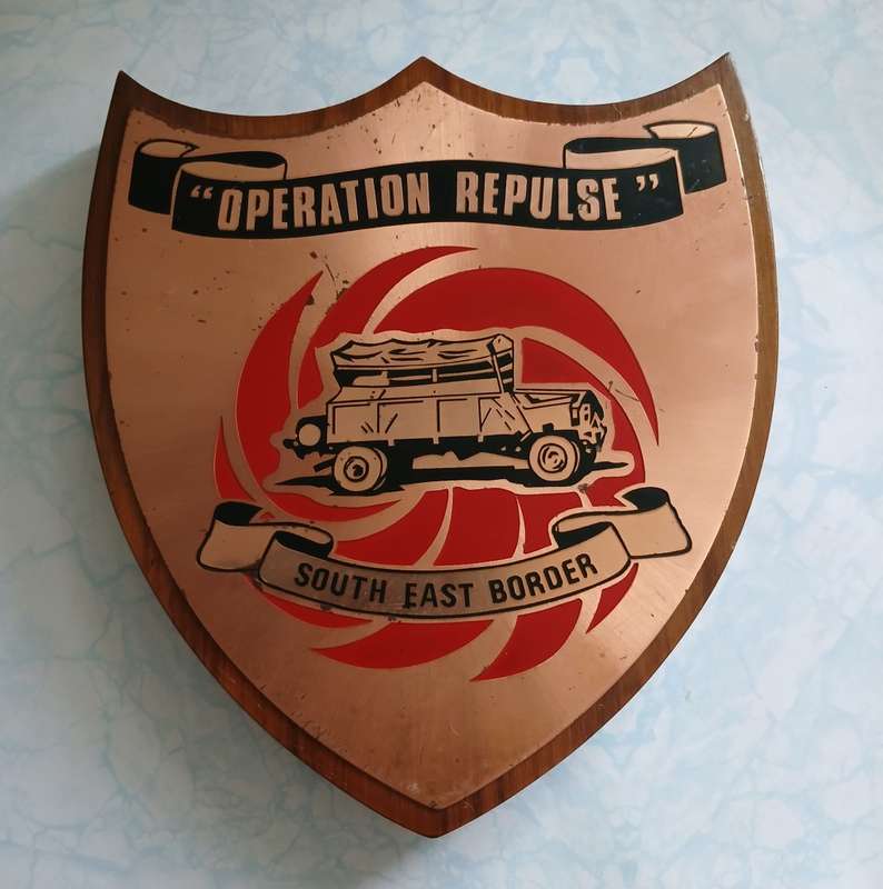 Rhodesian Bush War Era Plaque
