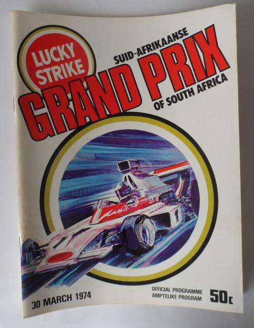 SA Grand Prix Programme - 1974