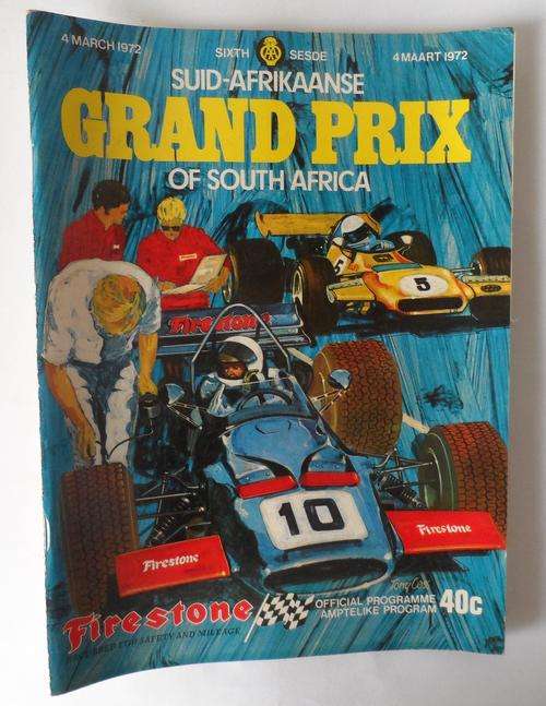 SA Grand Prix Programme - 1972