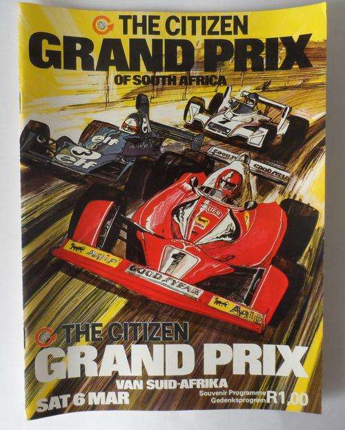 SA Grand Prix Programme - 1976