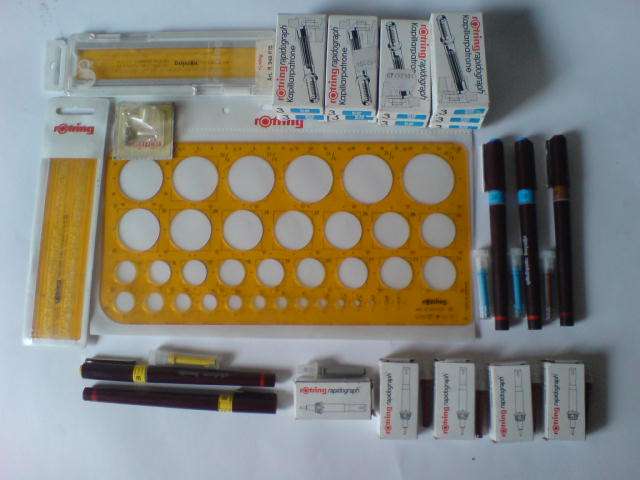 ROTRING: VARIOUS PENS & NIBS