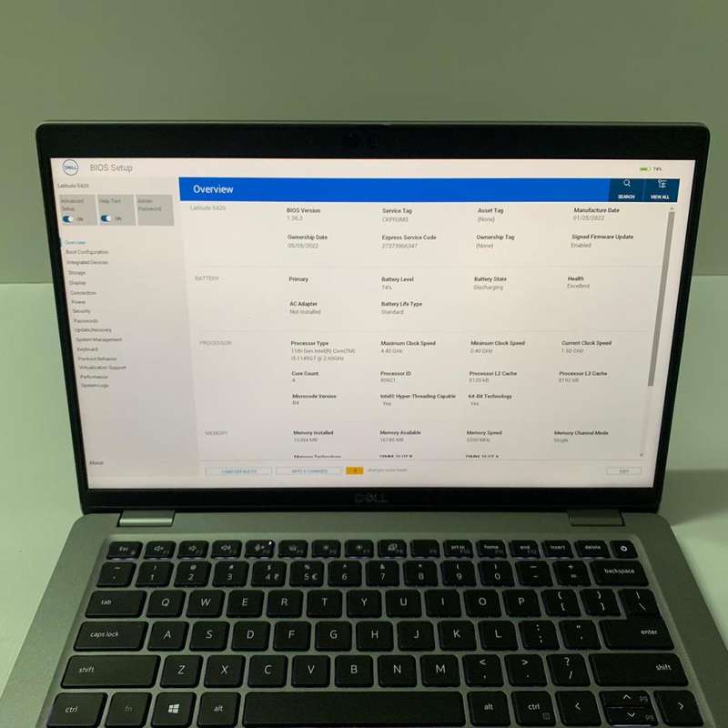 Dell Latitude 5420 14-inch TouchScreen Core i5-1135G7 (11th Gen) 16GB RAM 256GB SSD Win 11 Laptop