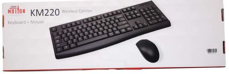Lekkermotion KM220 Wireless Multimedia Desktop Combo - Black
