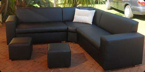 Corner Lounge Suite(5 Seater-Brand New)+ 2 Free Ottos