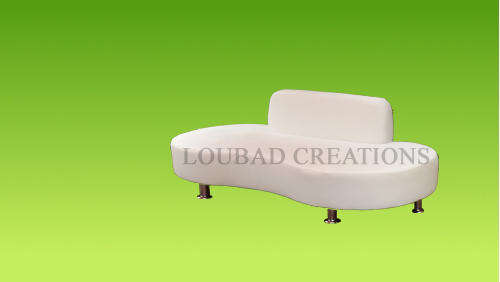 Kidney-shape couches