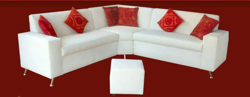 Christi Corner Lounge Suite(5 Seater - PU Leather) + 2 Free Ottomans(Value R600)