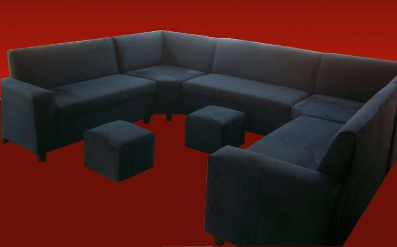 Christi "U" Shape  Corner Lounge Suite(8 Seater - Brand New) + 2 Free Ottomans(Value R500)