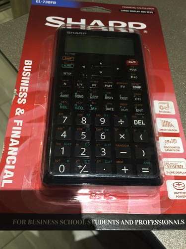 Sharp financial and business calculator EL-738FB brand new !!!