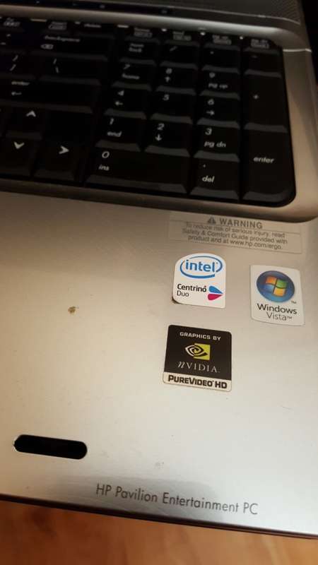 HP Pavilion DV9000 Home Entertainment HD laptop, bag & charger