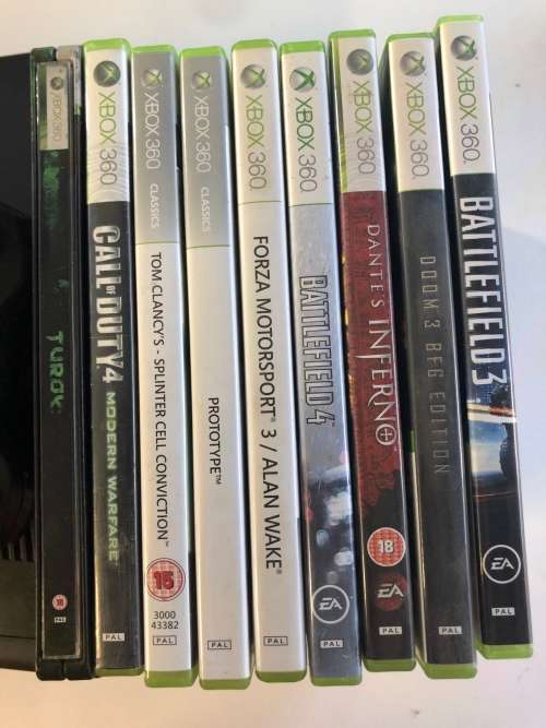 Xbox 360 S Bundle - 9 Games