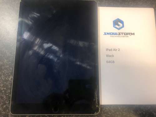 iPad Air 2 - iCloud Locked *Cracked Screen* Parts or Repair