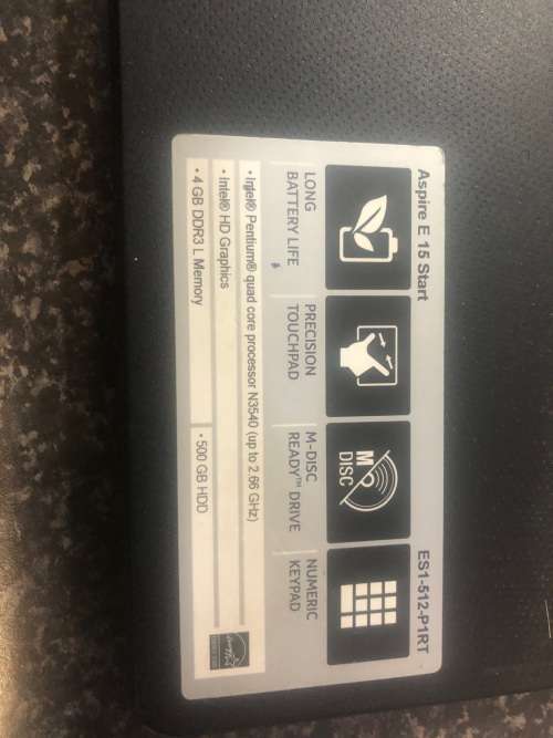 Acer Aspire E15 Quad Core *LCD Issue*
