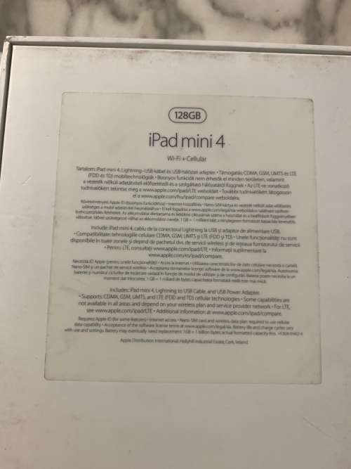 iPad Mini 4 *iCloud locked* Parts or repair