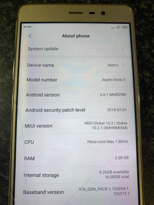 Redmi Note 3 16GB - Dual SIM