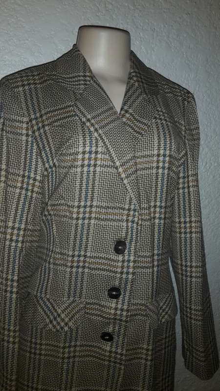 Vintage Foschini Checkered Blazer