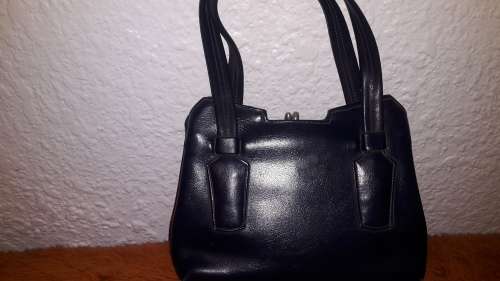 Vintage Navy Blue Handbag