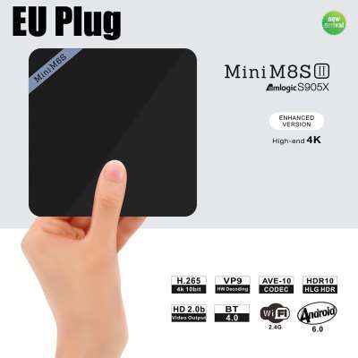 Mini M8S II 4K TV Box **Android 6.0** (2Gb\8Gb)