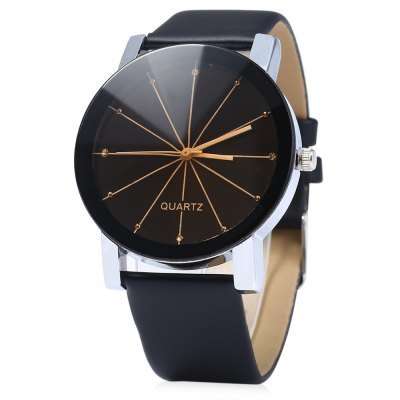 Male Analog Quartz Watch  -  BLACK