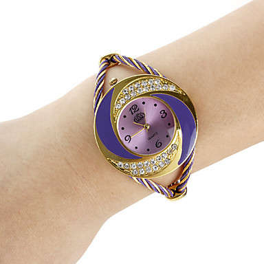 Bracelet Whirlwind Circle Style Gold Alloy Fashion Watch