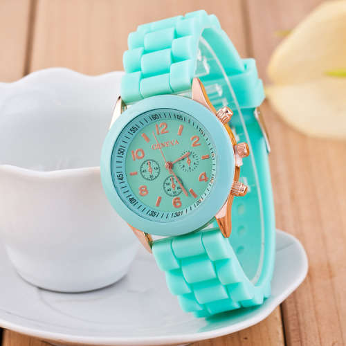 Ladies Quartz Select Fashion - Custom Made Silicone Watch - LIGHT BLUE