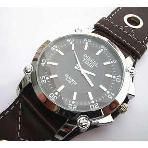 Mens Analog Quartz Wrist Watch - Brown