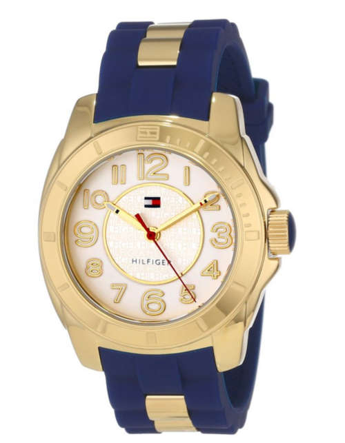 Tommy Hilfiger Women's 1781307 Casual Sport Gold-Plated Watch