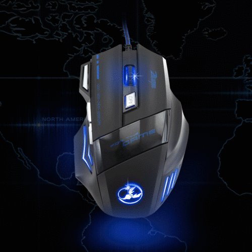 3200 DPI 7 Button LED Optical USB Wired Gaming Mouse