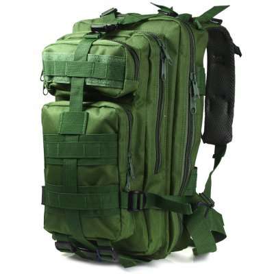 30L Outdoor Oxford 3P Tactical Backpack  -  ARMY GREEN
