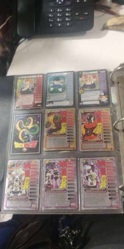Dragon ball z trading cards